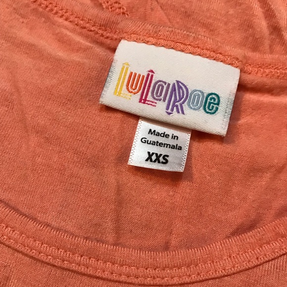 Peach XXS Irma LuLaRoe - Picture 3 of 4
